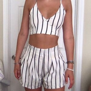Striped Two Piece Set